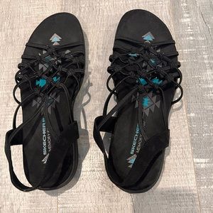 Skechers memory foam sandals EUC